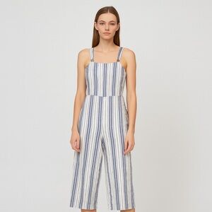 Gypsies & Moondust Blue and White Striped‎ Jumpsuit